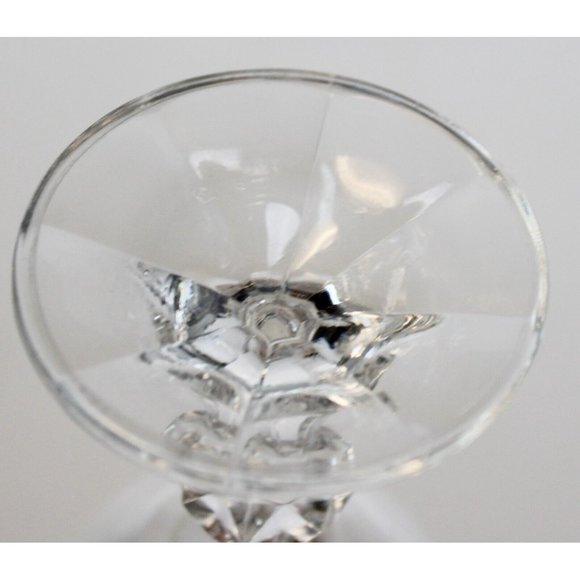 VTG 1980s Cascade Etched Fluted Champagne Glass Czech Import Assoc IMACAS - Picture 9 of 9